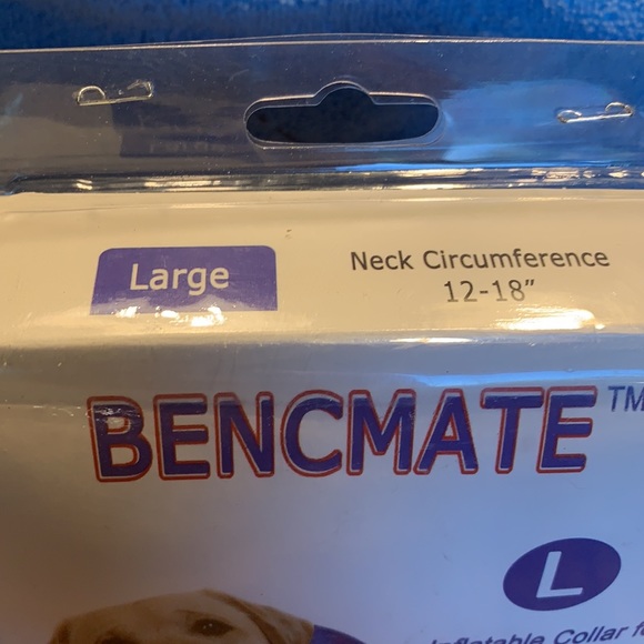 6/$20 Bencmate Inflatable Collar injuries, rashes, post surgery Large 12-18" NWT - Picture 4 of 12